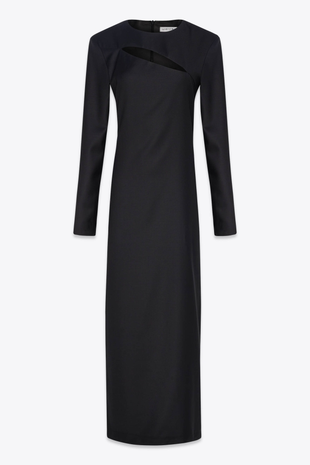 EXTRA FINE WOOL LONG DRESS