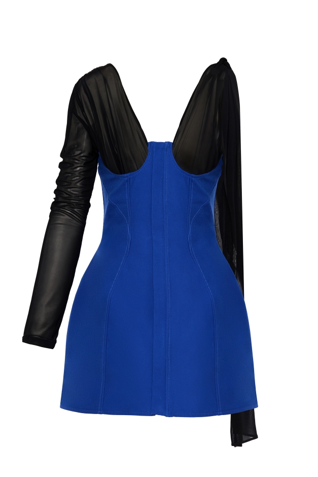 MAGNETIC BLUE CORSET DRESS