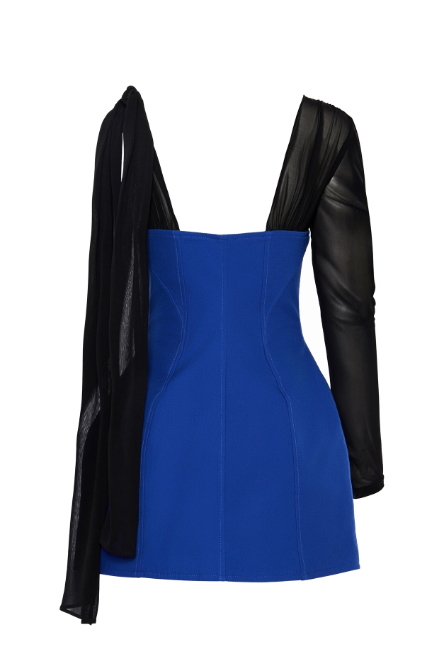 MAGNETIC BLUE CORSET DRESS