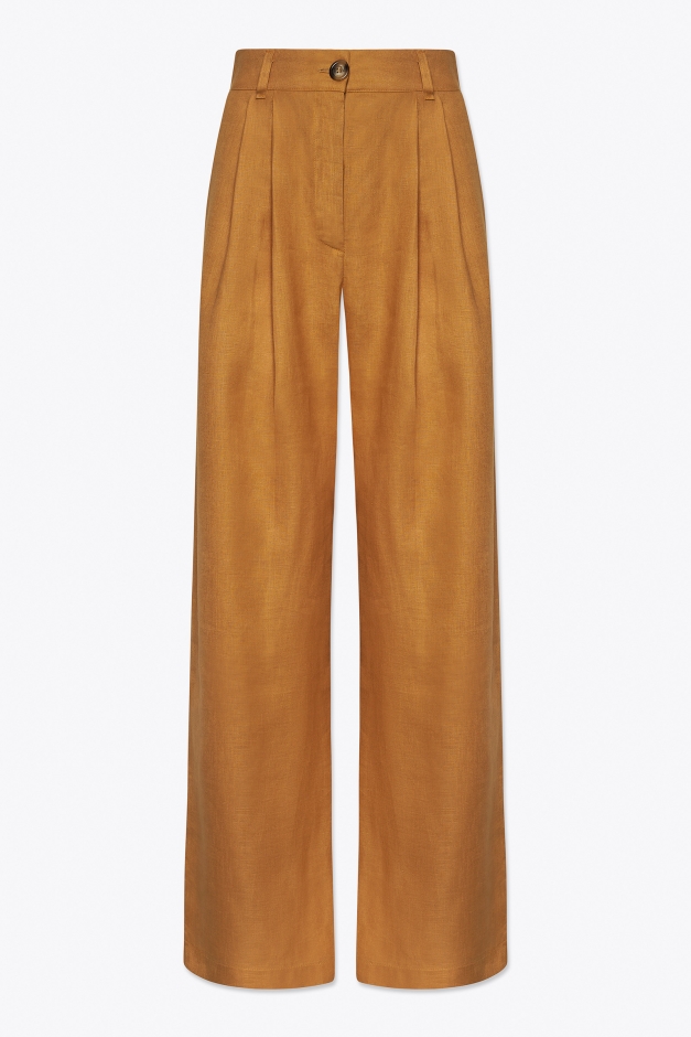 WIDE LEG PANTS IN LINEN