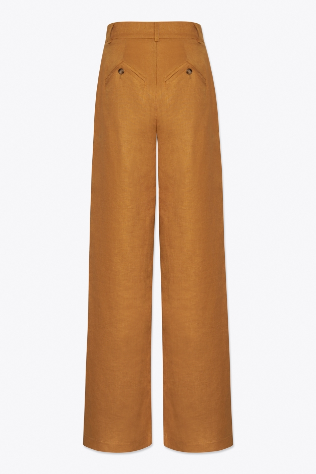 WIDE LEG PANTS IN LINEN