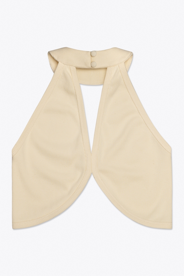TANK TOP IN RIBBED COTTON