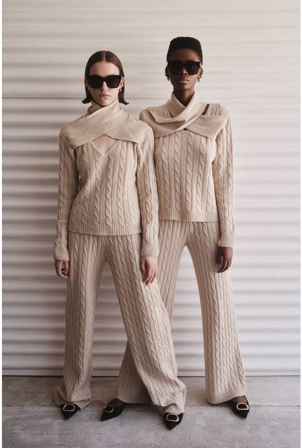 Product Image: CABLE-KNIT TURTLENECK SWEATER IN CASHMERE